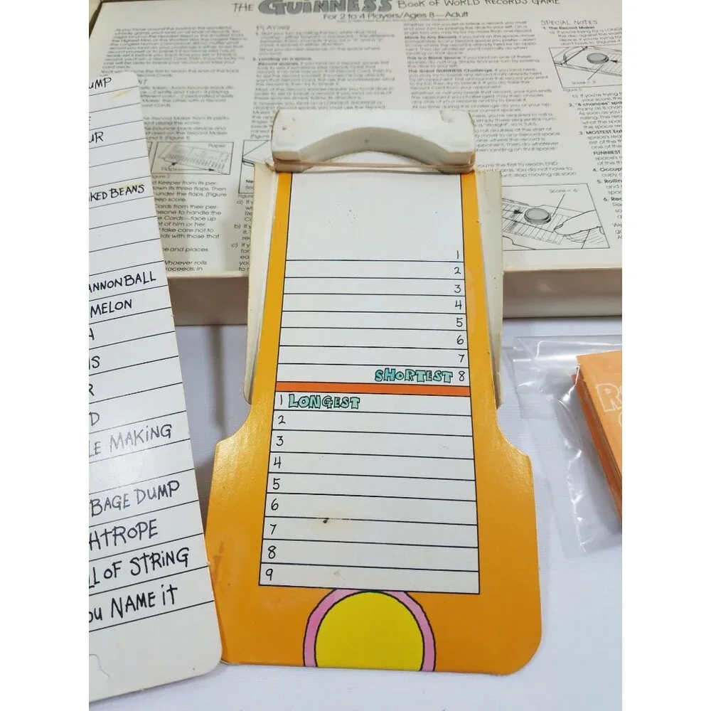The Guinness Book Of World Records Game By Parker Brothers Complete Vintage